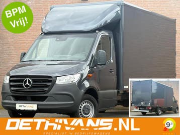 Zakelijke Lease |  Mercedes-Benz Sprinter 316CDI 164PK Bakwa, Stof, Gebruikt, Zwart, Mercedes-Benz