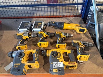 9x Accu gereedschap, DeWalt, Nieuw