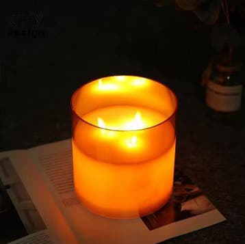 LED Vlamloze Kaars met Bewegende Vlam – Batterij Kaars 15 cm, Huis en Inrichting, Woonaccessoires | Kandelaars en Kaarsen, Verzenden