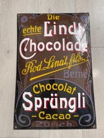 Lindt Chocolade - Emaille plaat - Staal