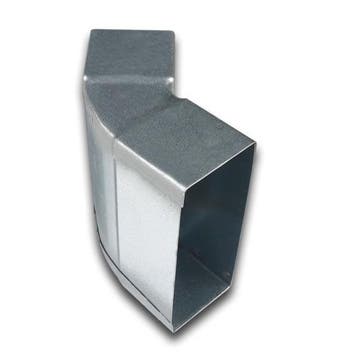 Bocht 45º - 220 x 55mm - Staal - Verticaal [Pro-C], Verzenden, Nieuw