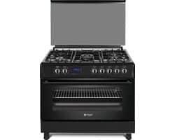 Wiggo WO-E969R(BB) - Serie 9 - 90 cm - Gasfornuis - 6899, Hete lucht, Nieuw, Ophalen of Verzenden, Energieklasse A of zuiniger