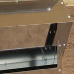 vidaXL Kip voerbak Zilver 40,5 x 45 x 41 cm Gegalvaniseerd, Verzenden, Nieuw