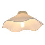 Landelijke plafondlamp beige, Mimi, Ophalen of Verzenden, Nieuw, Stof, Landelijk