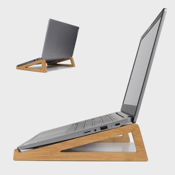 Houten Laptop Standaard - Verhoogt en Koelt je Notebook, Verzenden, Nieuw