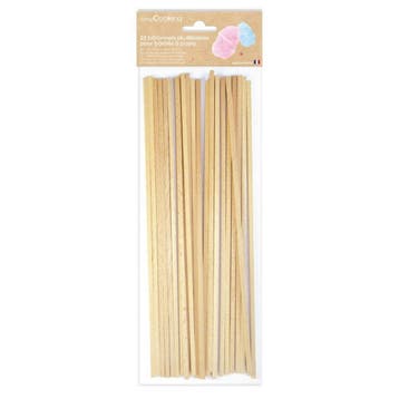ScrapCooking Suikerspinstokjes 28cm 25st., Verzenden, Nieuw
