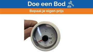 Bieden: VDO ViewLine Wastewater Level Guage White 12/24V -, Watersport en Boten, Ophalen of Verzenden, Nieuw, Kabel of Apparatuur