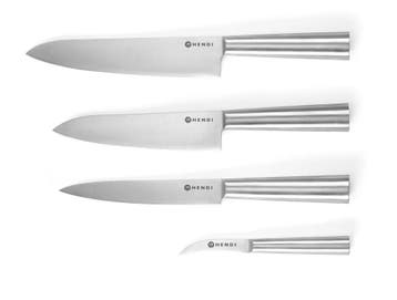 Professionele Messenset 4-delig | RVS 3Cr13 | 195–373 mm.., Verzenden