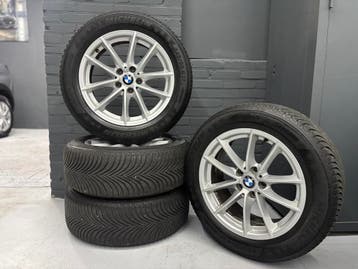Originele BMW 5-SERIE Winterset  17 INCH MICHELIN ALPIN 5, Auto-onderdelen, Ophalen, Gebruikt, Banden en Velgen, 17 inch
