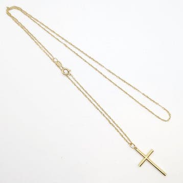 Ketting met hanger - 18 karaat Geel goud