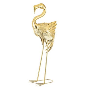 Flamingo - Beeldje - Staal