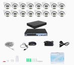 Set met 16 IP cameras beeld en stroom via 1 kabel 8MP, Verzenden, Nieuw