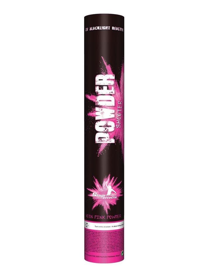 Poeder shooter pink 40cm, Hobby en Vrije tijd, Feestartikelen, Nieuw, Ophalen of Verzenden