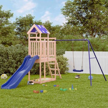 vidaXL Speelhuis massief douglashout, Kinderen en Baby's, Verzenden, Nieuw
