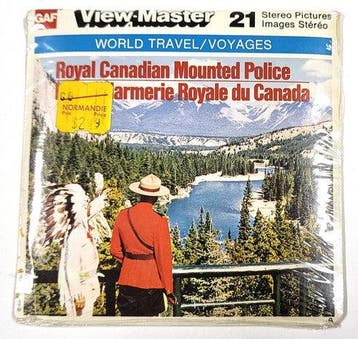 Vintage GAF View-Master B750 Royal Canadian Mounted Police, Verzenden