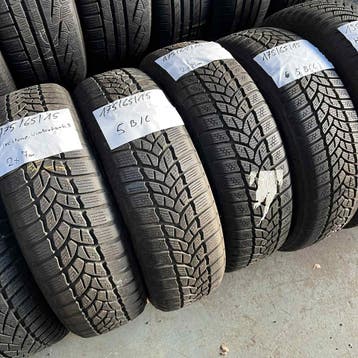 4 x Firestone 175-65-15 Winterbanden 8mm, Gebruikt, 15 inch, 175 mm, Band(en)