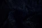 Langharig bont stof – Navy – Pluche stoffen, Overige kleuren, 120 cm of meer, Ophalen of Verzenden, Polyester