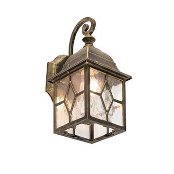 Romantische buiten wandlantaarn brons - London, Verzenden, Nieuw, Aluminium