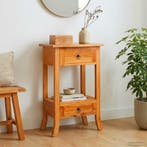vidaXL Wandtafel Naturel 50,5 x 30 x 75,5 cm Massief, Huis en Inrichting, Verzenden, Nieuw, 50 tot 100 cm, 75 cm of meer