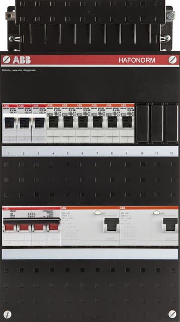 Groepenkast ABB Hafonorm | 7 Groepen 6 x Lichtgroepen 1 x, Ophalen of Verzenden, Nieuw, Groepenkast