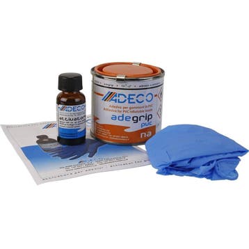 Adeco Adegrip Pvc Rubberboot Lijm 2 Componenten 125g, Ophalen of Verzenden, Nieuw