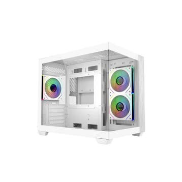 Cooler Master E481-WHNN-S00 Elite 481 WOOD White, mATX,…, Verzenden, Nieuw