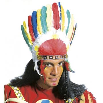 Indianentooi voor dames en heren - Feesthoeden overig, Verzenden, Nieuw