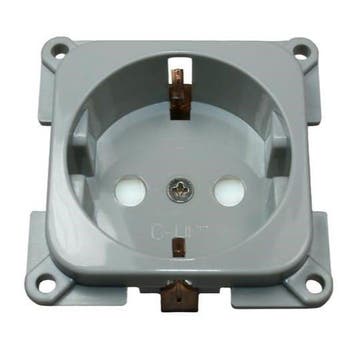 Wandcontactdoos 230V C-line Grijs, Ophalen of Verzenden, Nieuw