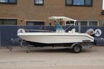 Veiling: Console Boot Benzine Mariner 40pk 5.60m met Trailer, Ophalen, Zo goed als nieuw, Benzine