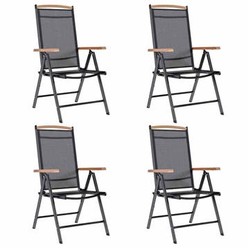 Aluminium Tuinstoel 7-standen | Tweedekansje | OP=OP, Tuin en Terras, Tuinstoelen, Ophalen of Verzenden, Gebruikt, Aluminium, Verstelbaar
