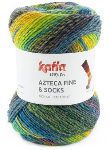 Katia Azteca Fine &amp; Socks - 15 Ocean Sunset - Superwas, Ophalen of Verzenden, Nieuw