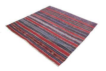 Anatolië Shahsavan Kilim Antiek van Wol - Vloerkleed - 150, Nieuw