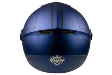 Helm Vito Jethelm Moda mat blauw/zwart, Fietsen en Brommers, Brommerhelmen, Ophalen of Verzenden, Nieuw, Vito