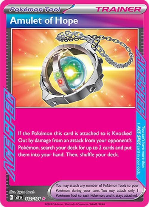 Amulet of Hope (SSP 162), Hobby en Vrije tijd, Verzamelkaartspellen | Pokémon, Nieuw, Ophalen of Verzenden