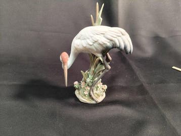 Lladró - Beeldje - 1613 « Preening Crane » - Sculpture de