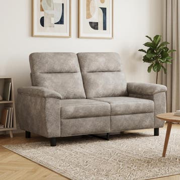 vidaXL Bank Lichtgrijs 158 x 90 x 95 cm Nep Suede Leer, Verzenden, Nieuw, 150 tot 200 cm