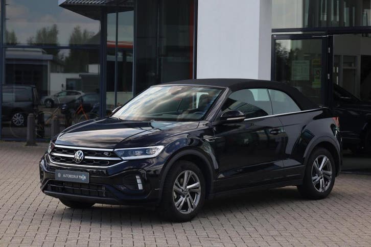 Zakelijke Lease |  Volkswagen T-Roc 1.5 TSI R-Line, Auto's, Volkswagen, Dealer onderhouden, Lease, Overige kleuren, Automaat, Cabriolet