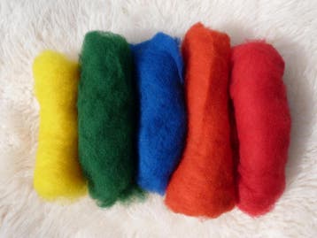 Perendale kaardvlies kleurenset Regenboog 7, Ophalen of Verzenden, Nieuw, Overige typen