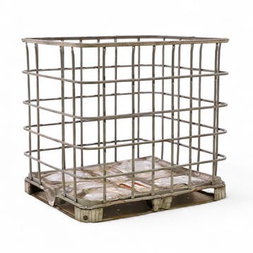 Gebruikte IBC Container IBC frame met stalen pallet, Ophalen of Verzenden