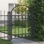vidaXL Hekpoort ASSEN 100 x 125 cm Gepoedercoat staal Grijs, Verzenden, Nieuw
