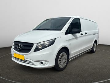 Zakelijke Lease |  Mercedes-Benz Vito 116 CDI Lang Avantgard, Automaat, Stof, Gebruikt, Wit