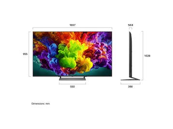 Lg - MINI-LED 70-79 Ultra HD 4K TV - 75 inch, Audio, Tv en Foto, Verzenden, Nieuw, 100 cm of meer, 4k (UHD)