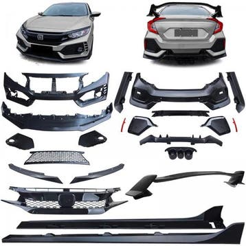Bodykit Spoiler Honda Civic FK8 TR Performance 16-20, Auto-onderdelen, Carrosserie en Plaatwerk, Ophalen of Verzenden, Nieuw