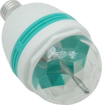 Benson Roterende Discolamp - E27 - 30 Kleuren - RGB LED (Nie, Verzenden, Nieuw
