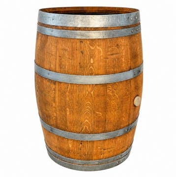 Eikenhouten Regenton / Wijnvat 225 Liter met Deksel – Geo..., 150 liter of meer, Ophalen of Verzenden, Nieuw, Hout