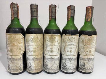 1982 Marqués de Riscal - Rioja Crianza - 5 Flessen (0.75, Nieuw