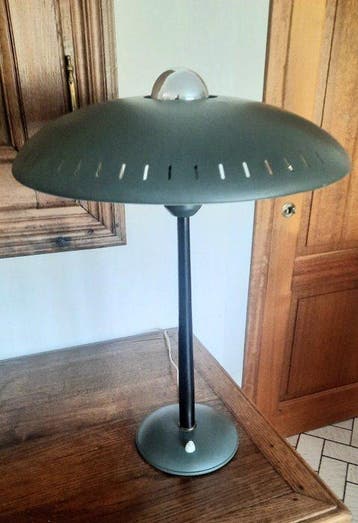 Louis Kalff - Bankierslamp - Aluminium