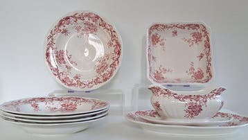 Villeroy & Boch - Tafelservies (8) - Valeria rot -