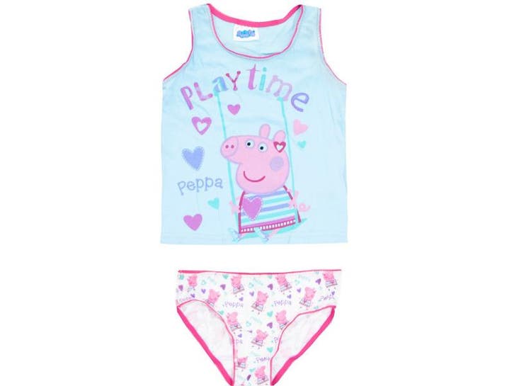 Meisjes ondergoedset - Peppa Pig - Blauw, Kinderen en Baby's, Kinderkleding | Schoenen en Sokken, Verzenden