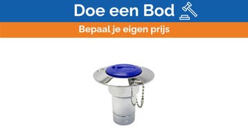 Bieden: Chrome Deck Filler Cap for Water - Yacht Hardware -, Ophalen of Verzenden, Nieuw